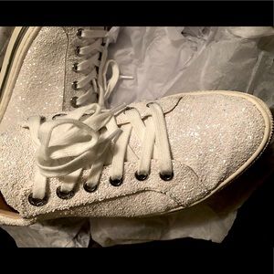 Badgley mischka sparkle sneakers